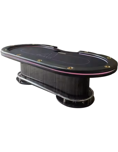 Table poker texas Hold'em avec bandeau led