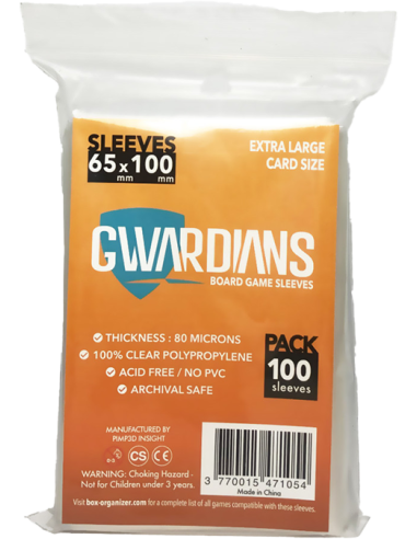 Protège-cartes Gwardians Sleeves 65 x 100mm