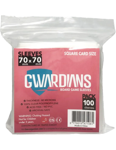 Protège-cartes Gwardians Sleeves 70 x 70mm