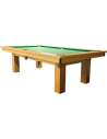 Billard en stratifié qui se transforme en table pour manger en famille