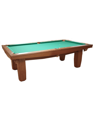 Billard en bois massif convertible en table à manger pour 6 à 10 personnes