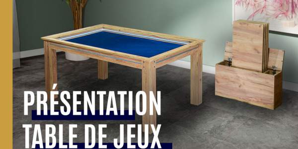 Présentation vidéo de la table de jeux STARTER