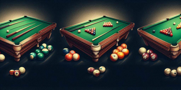 Comment choisir le billard qui vous convient : billard américain, billard anglais, billard français, snooker ?